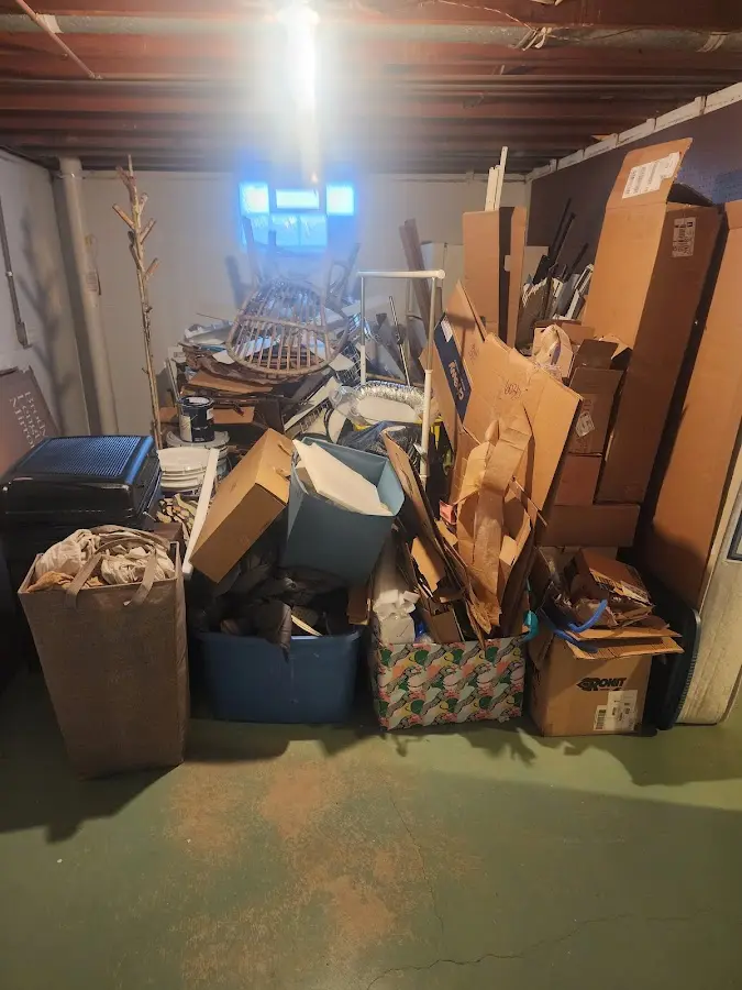 Roll-off dumpster container at job site for Construction Dumpster Rental in Fair Oaks